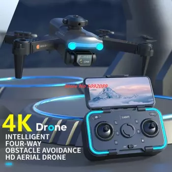 Мини-Квадрокоптер складной с двойной камерой 4K, Wi-Fi