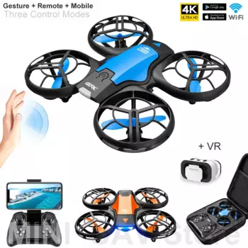 Мини-Квадрокоптер V8 Easy Fly с Индукционным управлением и поддержкой Wi-Fi