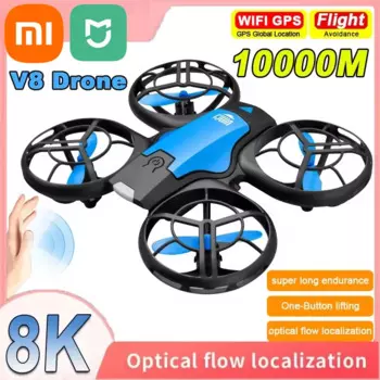 Мини-Квадрокоптер Xiaomi Mijia V8 складной с HD-камерой 4K 1080P и поддержкой высоты