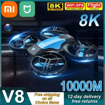 Мини-Квадрокоптер Xiaomi Mijia V8 складной с HD-камерой 4K 1080P и поддержкой высоты