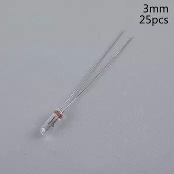 Светодиодные лампы HUXUAN 12В 5мм/4мм/3мм 25шт