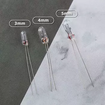 Мини-лампочки SHIDWJ 12В 5мм/4мм/3мм 25шт