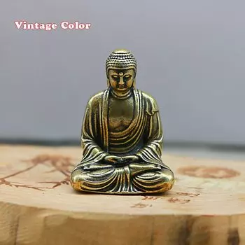 Мини латунная статуя Будды ELESAHOME