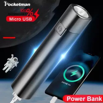 POCKETMAN Мини светодиодный фонарик USB