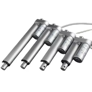 Мини линейный привод 12 В 24 в 36 в 48 в шаговый двигатель 10-1500 мм ход микро электрический линейный привод