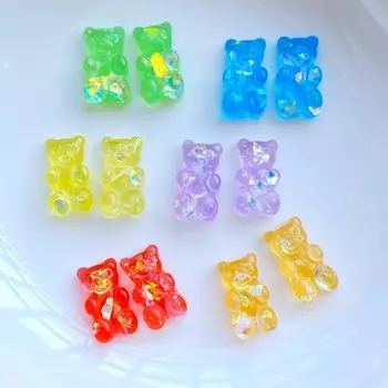 Мини-медведи из полимера 30 шт TSXJY