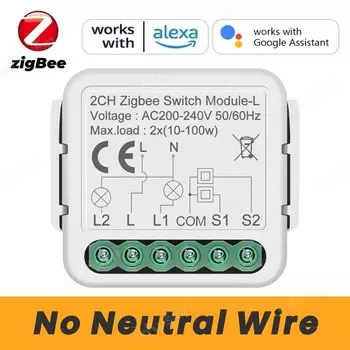 Мини-модуль переключателя SZKOSTON Zigbee 1-4 клавиши