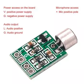 Мини модуль усилителя звука микрофона Aideepen