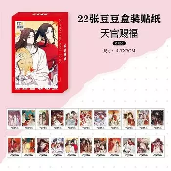Мини-наклейки аниме Tian Guan Ci Fu из ПВХ