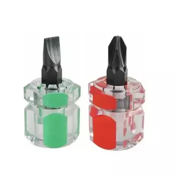 Мини-отвертка MORNYRAYMILKIWA магнитные, зелёный/красный