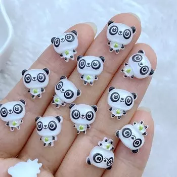 Мини панда канифольные фигурки для украшений 40 шт