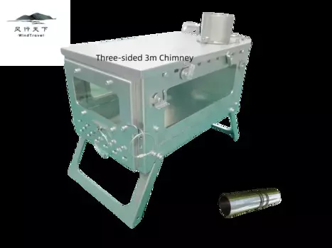 Мини-печь из нержавеющей стали WindTravel Outdoor