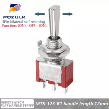 Мини-переключатель PQZULK 3-позиционный для автомобиля