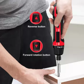 Мини перезаряжаемая электрическая отвертка 3,6 в 2000 мАч литий-ионная батарея с высоким крутящим моментом ручная светодиодная стандартная Прецизионная отвертка электроинструмент