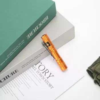 Мини-портативный Светодиодный Фонарик-фонарик С Зажимом Ультра Яркий Карманный Портативный Фонарь С Высокой Яркостью Для Кемп...