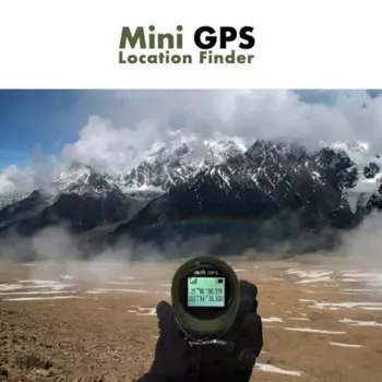 Мини-приемник GPS-навигатора, перезаряжаемый с помощью USB, с электронным компасом, для путешествий на открытом воздухе