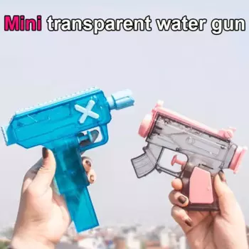 МИНИ-прозрачный водяной пистолет, детский распылитель воды, игрушечный пистолет, детская игрушка для игры в воду на открытом воздухе
