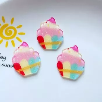 Мини радужные леденцы бабочки сердца из канифоли TSXJY