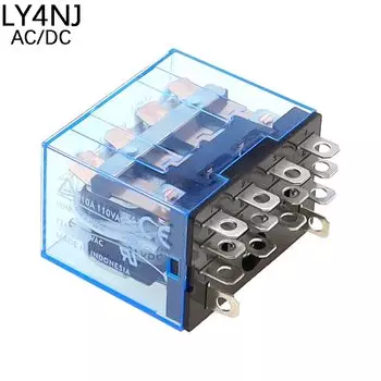 Мини реле LY4NJ HH64P 14 контактов 10А