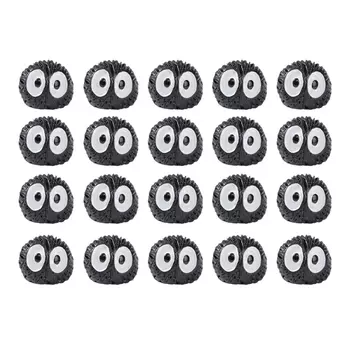 Мини-шар из смолы с эльфами, черный, OOTDTY