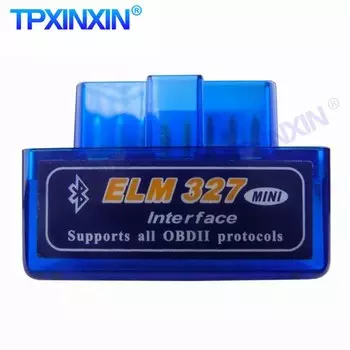 Мини сканер PIC18F25K80 ELM327 Bluetooth-совместимый ELM 327 OBD2 Диагностический адаптер сканирующий Инструмент OBD OBDII считыватель кодов