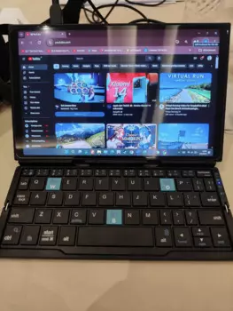 Мини-складная Bluetooth-клавиатура Legion Go, тихая складная портативная перезаряжаемая портативная клавиатура из алюминиевого сплава для Legion Go