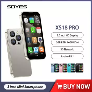 Мини-смартфон SOYES XS18 Pro, Android 8,1, 2 + 16 ГБ, 1000 мАч, 3,0 дюйма