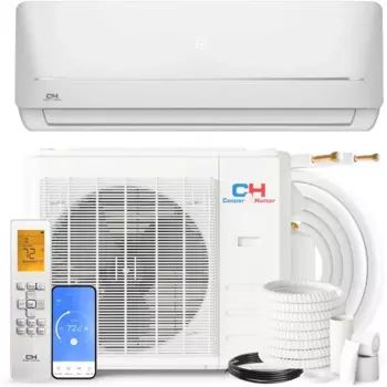 , Мини-сплит-кондиционер и обогреватель, 12000 BTU, 115 В, 20,8 SEER2, настенный инвертор без каналов, система теплового насоса,