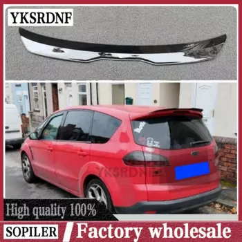 Мини спойлер для Ford Smax S-max, спойлеры высокого качества из АБС-пластика, глянцевый черный/карбоновый цвет, задний спойлер на крышу окна