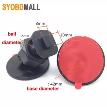 Мини-T-лента, круглая основа, держатель для камеры DVR с двойной наклейкой, клейкая наклейка, крепление для автомобильного видеорегистратора, беспроводной монитор