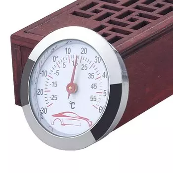 Мини-термометр для автомобиля, портативный Круглый измеритель температуры для украшения дома и автомобиля, диапазон температур-30 ~-60