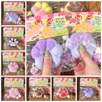 Мини-TPR кошачья лапа, игрушка с медленным отскоком, гибкая плюшевая игрушка для кошачьей лапы, мягкая креативная игрушка с кошачьим когтем, уникальный подарок