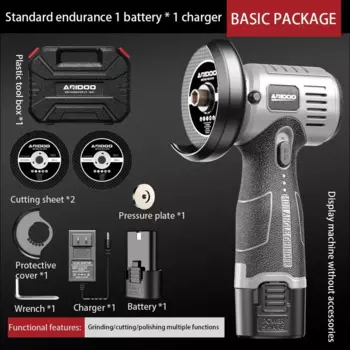Мини-угловая шлифовальная машина 16,8В