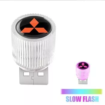 Мини USB-лампы с разъемом, яркие фонарики, ночное интерьер автомобиля для Mitsubishi Asx Lancer 10 9 Outlander 2013 Pajero Sport L200 Expo