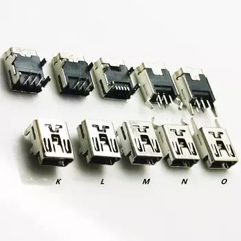 Мини USB разъем 5pin тип B 10 шт