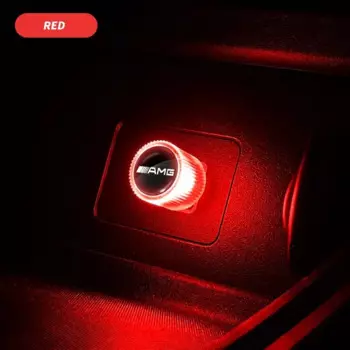 Мини-USB светодиодный автомобильный светильник, автоматический внутренний атмосферный светильник для Mercedes Benz AMG W204 W205 W203 W211 W212 W213 W201 W210 W124