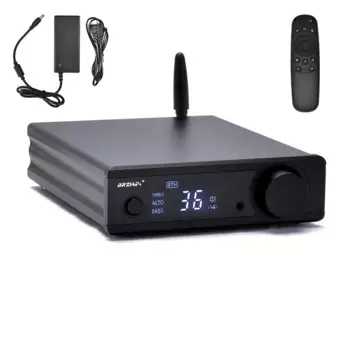 Мини-усилитель BRZHIFI AUDIO M6 Class D BT 5,0 LDAC Hi-Fi MA12070, стереоусилитель, 2-канальный домашний кинотеатр, Плата усилителя мощности