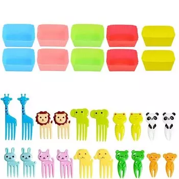 Мини-вилки для ланч-боксов XINCHEN