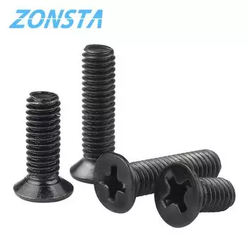 Мини винты ZONSANTA M1.2 M1.4 M1.6 M2.5 M3.5 M4 M5 черные