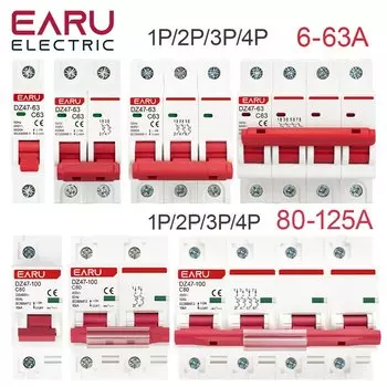 Мини-выключатель EARUELETRIC DZ47