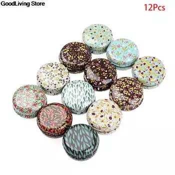 Мини жестяные коробки ZTHOME, 12 шт.