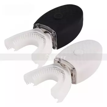 Мини-зубная щетка, 360 градусов, USB-зарядка
