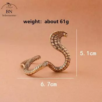 Миниатюра медная змея