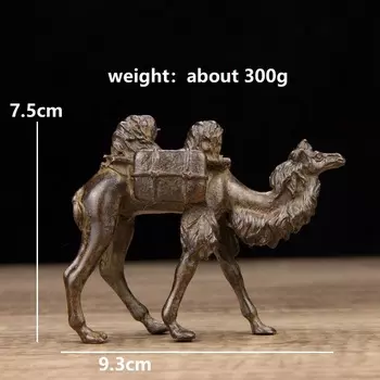 Миниатюра верблюда из меди