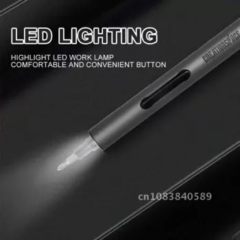 Миниатюрная электрическая отвертка с зарядкой от USB, комплект прецизионных отверток, ремонт ноутбука, беспроводные инструменты, набор для ремонта