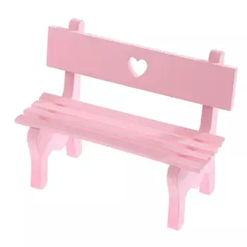 Миниатюрная деревянная скамейка MOONBIFFY