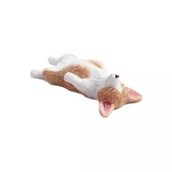 Миниатюрная фигурка корги из смолы fightinpc