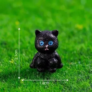 Миниатюрная фигурка кота из канифоли Kawaii