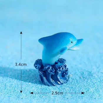 Миниатюрная фигурка MOONBIFFY из канифоли для аквариума