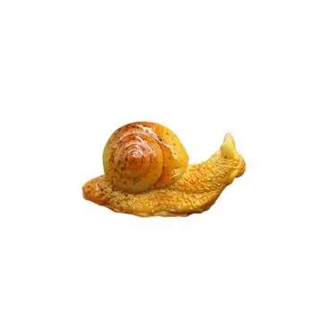 Миниатюрная фигурка улитки из смолы